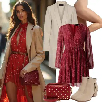 Outfity pro svatební hosty "Outfit für den Frühling"