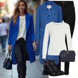 Plavi, Zeleni Zimski Kaputi Outfiti image