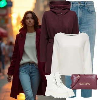Outfity s "mom" džínami s Černá Nezařazené Only "Perfektní na zimu"