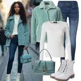 Nepromokavé bundy outfity image