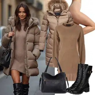Zima outfit mit Črna Superga Zimske superge/Zimski gležnjar/Škornj za Sneg/Oblazinjeni škorenj/Zimski škornj iz jagnječje kože primohurt "Popolno za zimo"