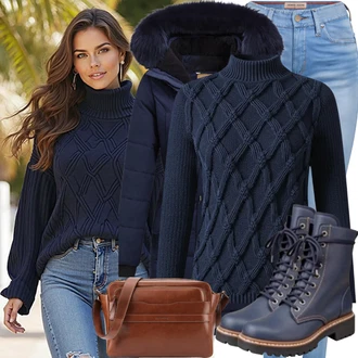 Boho Outfit sa Smeđa Tradicionalna torba/Torba Za Preko Ramena/plišana Teddy torba/Torba preko ramena/Mala Torbica/Torba za rame/Torbica Lascana "Savršeno za zimu"Look: Boho, cool, Vintage, Prekrasan