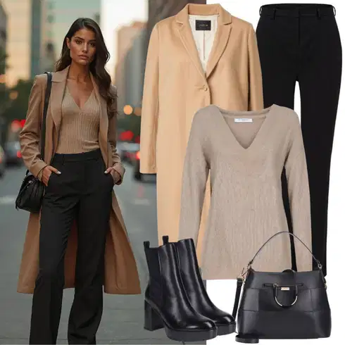 Kombinace Léto Černá/Tmavě šedá Culotte Kalhoty/Pumpová Kalhoty/Plisovaná Kalhoty/Široká Kalhoty SHEEGO