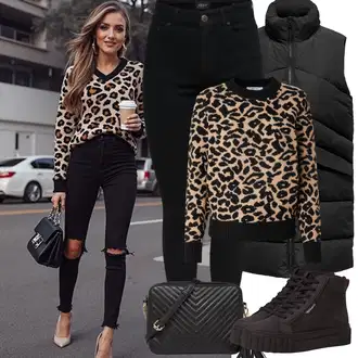 Outfity z džínu Zima s Černá Bunda na přetažení přes hlavu/Puchová Bund/Nafukovací Bund/Dlouhé bundy/Letní peřová bunda/Zimní Bund Only "Zimní Outfity"