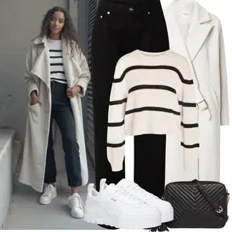 Kombinacije za zabavu Sportski sa Siva/Bijela Tenisica za tenis/gimnastička papuča/cam cipela/cipela za trčanje/Tenisica za fitness Puma "Zimske Odjeće"Look: Ekstravagantno, Bad Taste, Unisex, Hip Hop, Skater, 90-ich, Estetika, Sportski