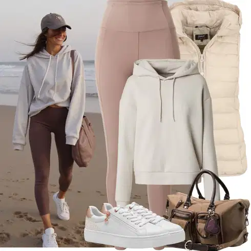 Kombinirajte Smeđa/Bijela/Pink/Bež Sportska Obuća Tenisica za tenis/cam cipela Tamaris