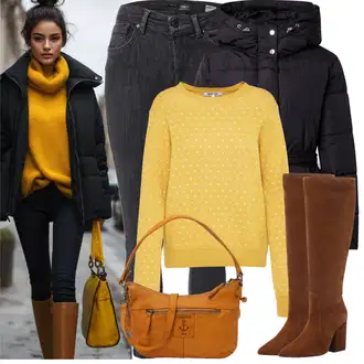Outfity na zimu s Modrá/Tmavě modrá/Šedá/Tmavě šedá/Světle šedá Džíny Kožená bunda/Zkrácené Džíny/Slim Fit Džíny/Džíny s Rozparkem/Zimní bunda/High Waist Džínové Kalhoty/Termální Džíny/Capri Džíny/Dámské Džíny s Délkou 7/8/Kožené Boty/Kotníková Bota/Push up Džín Only "Zimní Outfity"