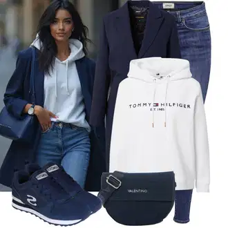 Materijal koji upija znoj Outfit sa Siva/Bijela/Srebro/Šareno/Pink/Krem Nekategorizirano "Zimski look"