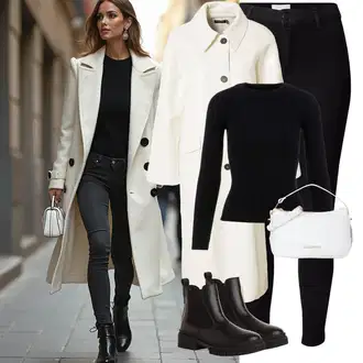 Outfity pro dešťové počasí "Zimní look"