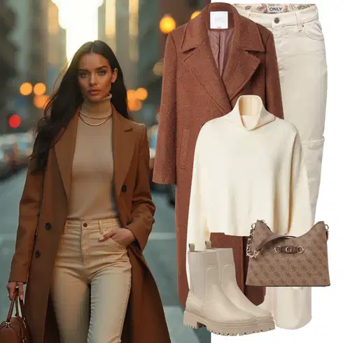 Kombinace Béžová/Khaki Rovná Kalhoty/Manšestrové Kalhoty/Cargo Kalhoty/Motorkářská kalhoty/Manšestrové Lacláč/Tesařská kalhoty/Boyfriend Kalhoty/Twillová Kalhoty/Kalhoty s dírou/Mušelínové kalhoty/Kalhoty se Štěrbinou Only