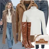 Outfity s kožichy a kabáty image