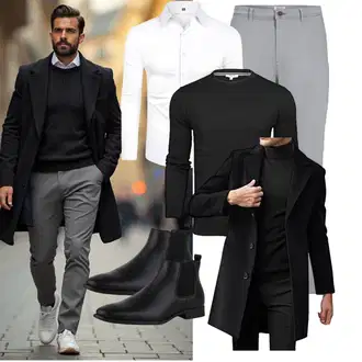 Business Outfits mit Schwarz/Grau "Business Outfit"