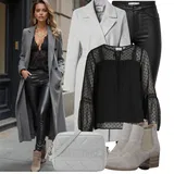 Šifonové halenky 90tá léta styl outfity image