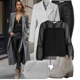 Outfit sa Bež/Smeđa Chelsea Gležnjača/Podstavljena Gležnjača/ljetna gležnjača Tamaris "Outfit za svaki dan"