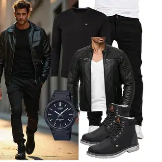 Outfit mit Schwarz Unkategorisiert Calvin Klein "Freizeit Outfit"