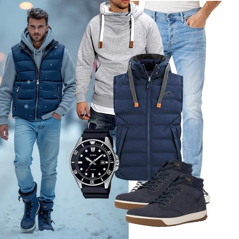 Grau/HellGrau/DunkelGrau Pullover mit Stehkragen/Hoodie/Strick Hoodie/Sport Sweatshirt/Sport Hoodie/Ausgefallener Hoodie/Kapuzenpullover Rello & Reese kombinieren