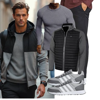 Outfit mit Schwarz Unkategorisiert Calvin Klein "Freizeit Outfit"