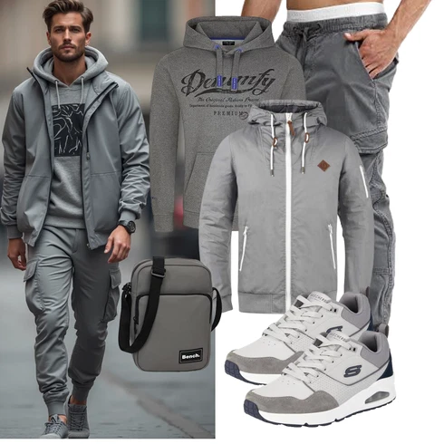 Elegant Dunkelgrau/Dunkelblau/Grau/Blau Unisex Hoodie/Partner Hoodie/Hoodie/Vintage Hoodie/Ausgefallener Hoodie/Sport Hoodie denimfy kombinierenLook: Hip Hop, Skater, Elegant, Uni, Gewagte, Rap, Casual, Moderne, Sportlich, Streetwear, Rad, Stil