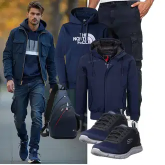 Zweiteilige Outfit mit The North Face "Freizeit Outfit"