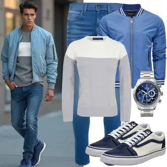 Casual Outfits Elegant mit Blau/Grau/Dunkelblau Armbanduhr/Uhrenbatterie/Kettenuhr/Uhrwerkzeug/Uhren Geschenkset/Smartwatch Tommy Hilfiger "Freizeit Outfit"Look: Casual, Sportlich, Techno, Edel, Stil, Retro, 80er, Vintage, Leger, Schön, Oversize, Metal, Premium, Elegant, Moderne