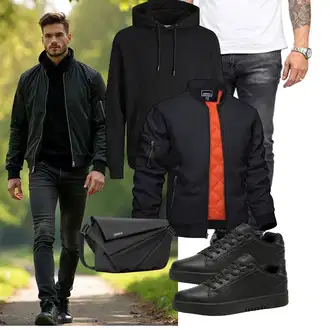 Mit Bauch Outfit mit Schwarz Unkategorisiert OSOCE "Freizeit Outfit"