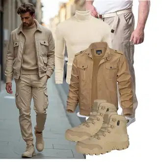 Outfit mit Braun KEFITEVD "Freizeit Outfit"