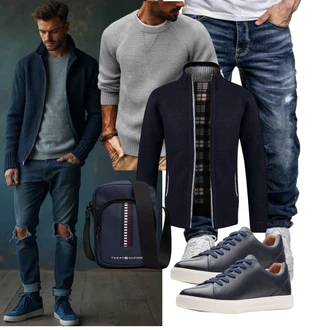 Date Winter Outfit mit PJ PAUL JONES "Freizeit Outfit"Look: Party, Abschlussball, Ball, Wasen, Date