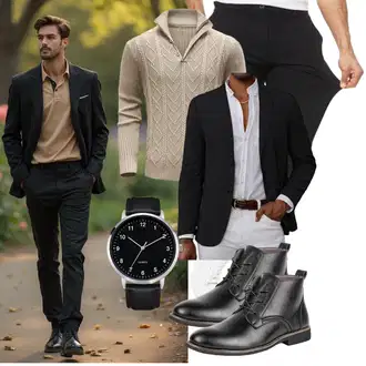Date Winter Outfit mit GRACE KARIN "Freizeit Outfit"Look: Zeremonie, Festival, Party, Abschlussball, Hochzeit, Ball, Abendessen, Bar, Bank, Wasen, Date