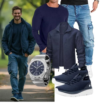 Metallic Outfit mit SAPPHERO "Freizeit Outfit"
