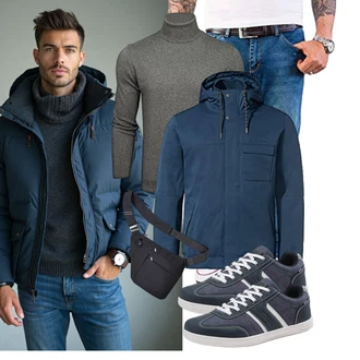 Ausgefallene Outfit mit Rock Creek "Freizeit Outfit"Look: Casual, Ausgefallene, Moderne, Büro, Stil, Dad