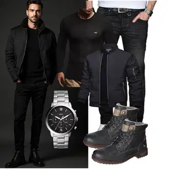 Freizeit Outfits Business Winter mit Leif Nelson "Freizeit Outfit"Look: Casual, Classic, Coole, Elegant, Moderne, Chill, Stil, Business, Feine, Empire, Dad