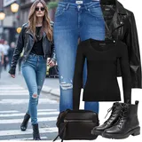 Kozačky na turistiku Outfity image