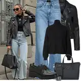 Kombiniranje Plavih Bootcut Traperica image