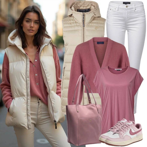 Kombinace Khaki/Béžová/Hnědá/Zlatý Peřová Vest/Lehký Prslušenství/Puffer Vest/Obracející se Vest/Dlouhá Vest/Prošitý Prslušenství Noisy may