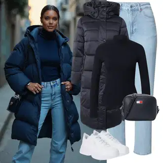 Vysoký Pas Outfit s Světle modrá Boyfriend Džínové kalhoty/Mom Jean/Zužující se Džíny/Zkrácené Džíny/Džíny s Rozparkem/High Waist Džínové Kalhoty/Rovná Džína/Girlfriend Džíny/Vintage džíny/Dad Džíny VERO MODA "Perfektní na zimu"