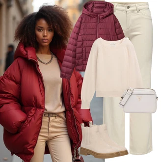 Outfit sa Tom Tailor Denim "Zimski look"