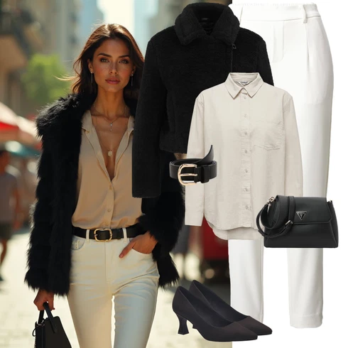 Kombinace Bílá/Khaki Manšestrová Halenka/Blůza s knoflíčkem/Lněná Halenka/Halenka s Dlouhým Rukávem/Oversize Halenka/Oversize Muselínová Blůza Only kombinovat s Krémová/Bílá/Khaki Rovná Kalhoty/Chinos/Kalhoty s Vysokým Pasem/Navlékací Kalhoty/Obleková Kalhoty/Boyfriend Kalhoty/Business Kalhoty/Úzká Kalhoty/Ležérní Kalhoty/Mušelínové kalhoty/Kalhoty se Štěrbinou Object