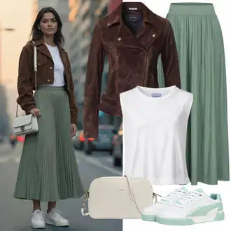 Kombinacije za tenis "Modni proljetni outfit"