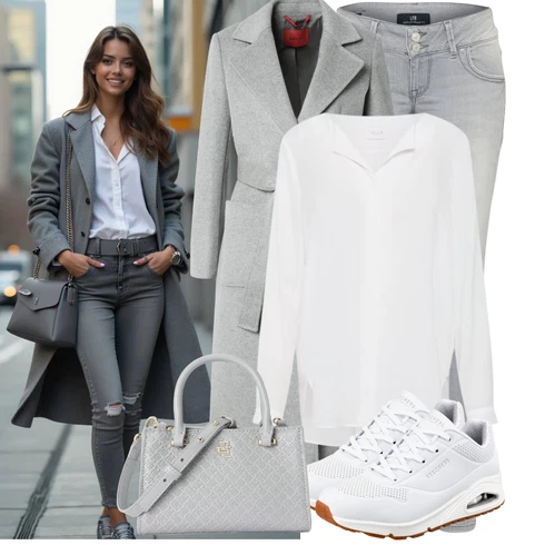 Kombinace Šedá/Hnědá/Béžová/Bílá/Krémová/Khaki Halenkové Body/Blůza s knoflíčkem/Halenka se Stojatým Límcem/Dlouhá Halenka/Halenka s Dlouhým Rukávem/Oversize Halenka/Oversize Muselínová Blůza/Slip-on Halenka/Tunikové Tričko Vila kombinovat s Šedá/Světle šedá Slim Fit Džíny/Zužující se Džíny/Kožená Pánská Bund/Džíny s Rozparkem/Push up Džín/Kožené Boty/Džín s Nízkým Pasem/Džíny s Nízkým Sedem/Džíny Regular Fit/Kožená bunda/Kotníková Bota LTB