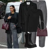 Růžová Klasická Saka Outfity image