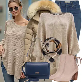 Outfity na zimu s Modrá/Světle modrá Kožená bunda/Kožené Boty/Zimní bunda/Džíny s Rozparkem/Termální Džíny/Push up Džín/High Waist Džínové Kalhoty/Kožená Pánská Bund/Navlékací džíny Only "Perfektní pro jaro"