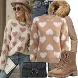 Romantické zimní outfity image