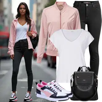 Outfit s Černá Pánská taška/Mini batoh/Mini batoh Tom Tailor "Perfektní pro volný čas"