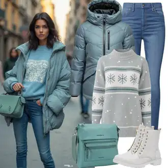 Outfity na zimu s Bílá Boty do Sněhu/Šněrovací Kozačka na Platformě/Teniska na platformě/Vycpaná kozačka/Zimní Tenisky/Bota na Platformě Tamaris "Pohodlný Jarní Outfit"
