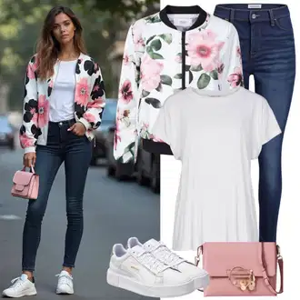 Outfit Inspo Poletje mit Bela/Krem Superge Nizka/Platnena superga/Ozka superga/Usnjene superge/Plato-Sneaker Hugo, Bela/Krem Polo majica/Majica Vrh Trendyol, Rdeča/Škrlatna/Roza/Bela/Mešane barve Nočna obleka/Poletna Jakna/Jakna s 3/4 Rokavom/Pomladna jakna/Kimono jakna/Jakna srajka/Poletna jakna bigdart, Roza Torbica za čez ramo/Torba za čez ramo/Mini torbica/Torbica za mobilni telefon/Satchel torba/Torba za čez ramo DeFacto "Pomladanska obleka"