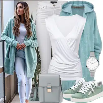 outfit mit Bela/Krem Usnjena Jakna/Ženske 7/8 Kavbojke/Gležnarji/Capri Kavbojke/Odrezane Kavbojke/Girlfriend Kavbojke/Kavbojka z Nizkim Pasom/Push up Kavbojke/Regular Fit Kavbojke/Ozke Kavbojke/Usnjene Čevlje/Zožene Kavbojke orsay "Popolno za pomlad"