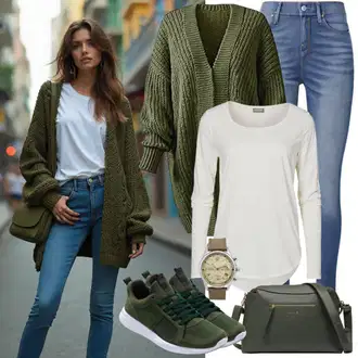 Eleganten outfit mit Rjava/Zlati/Roza/Rdeča/Bež/Temno rdeča Zapestnica/Verižna ura answear lab "Popolno za pomlad"Look: Egirl, Eleganten, Traditional, Preprosta, Softgirl, 20-ta leta, 30-ta leta, Privlačna, Plemenita, Unisex, Francoski