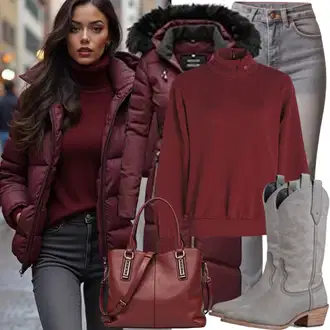 Outfit sa Tamnosiva/Crna/Siva/Smeđa Kaubojska čizma/Klasična čizmica/Western Gležnjača/Kaubojska Čizma/Široke čizme/Chelsea Gležnjača/Cipela s ručnikom koton "Savršeno za proljeće"