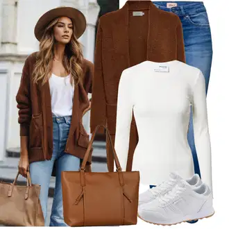 Kombinacije za festival dan na plaži sa Bijela/Kaki/Krem/Narandžasta Majica I Top Veći Broj/Pletivo Veći Broj/Bluza Veći Broj SELECTED FEMME "Savršen za proljeće"Look: Krštenje, Matični ured, Koncer, dan na plaži, Škola, Brvnare