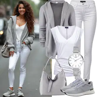 Kombinacije za sport Punije sa Smeđa/Bež/Kaki Hlača Velika Veličina/Hlače Public Desire "Street Style Outfit"
